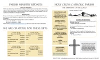 Bulletin for the Epiphany of the Lord - January 5, 2025